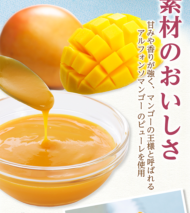 爽やかマンゴーレアチーズ(5号)