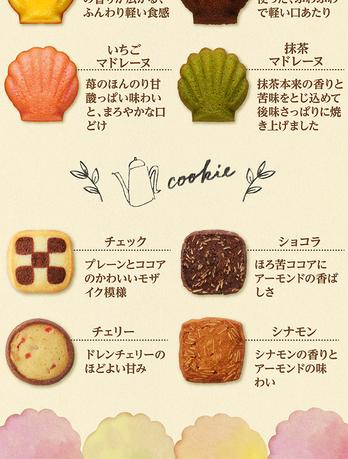 マドレーヌ&クッキー