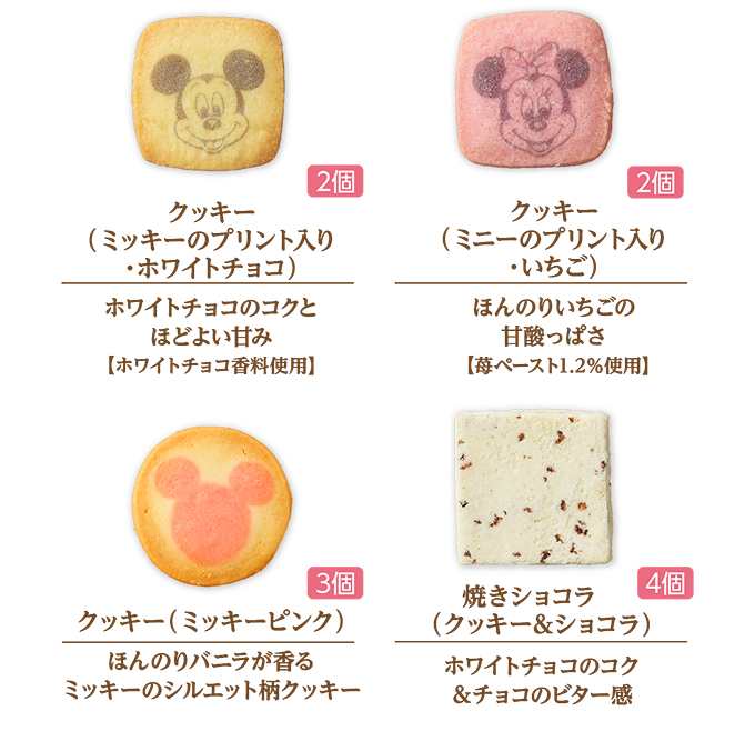ディズニーデザイン スイーツギフト(7種22個入)