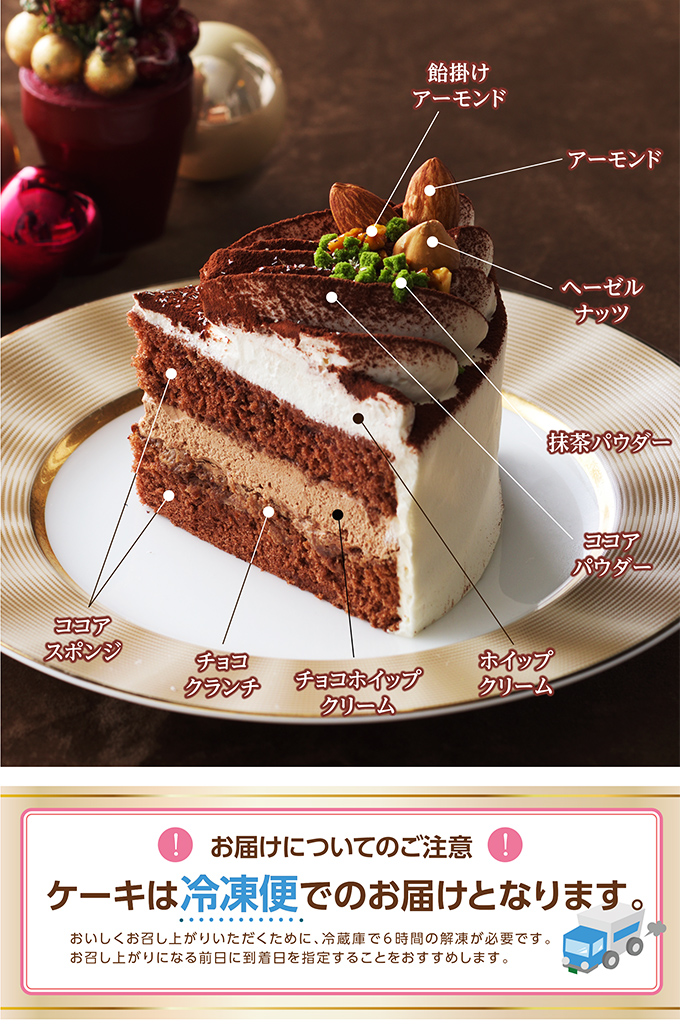 クリスマスチョコレートケーキ(5号)