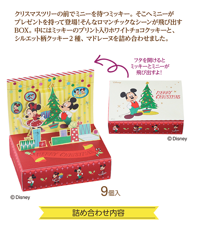 ディズニーデザイン クリスマスボックス(9個入)